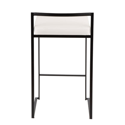 Majestic Office Furniture Stacker 26" Fixed-Height Counter Stool - Set Of 3