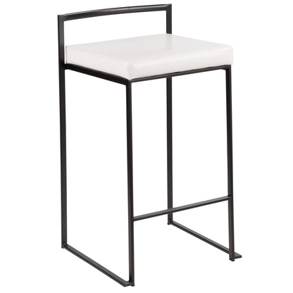 Majestic Office Furniture Stacker 26" Fixed-Height Counter Stool - Set Of 3