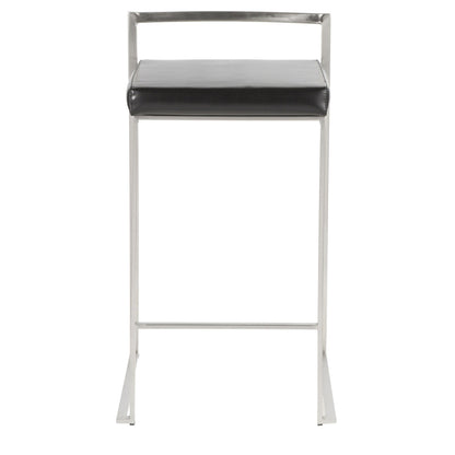 Majestic Office Furniture Stacker 26" Fixed-Height Counter Stool - Set Of 3