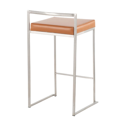 Majestic Office Furniture Stacker 26" Fixed-Height Counter Stool - Set Of 3
