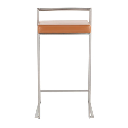 Majestic Office Furniture Stacker 26" Fixed-Height Counter Stool - Set Of 3