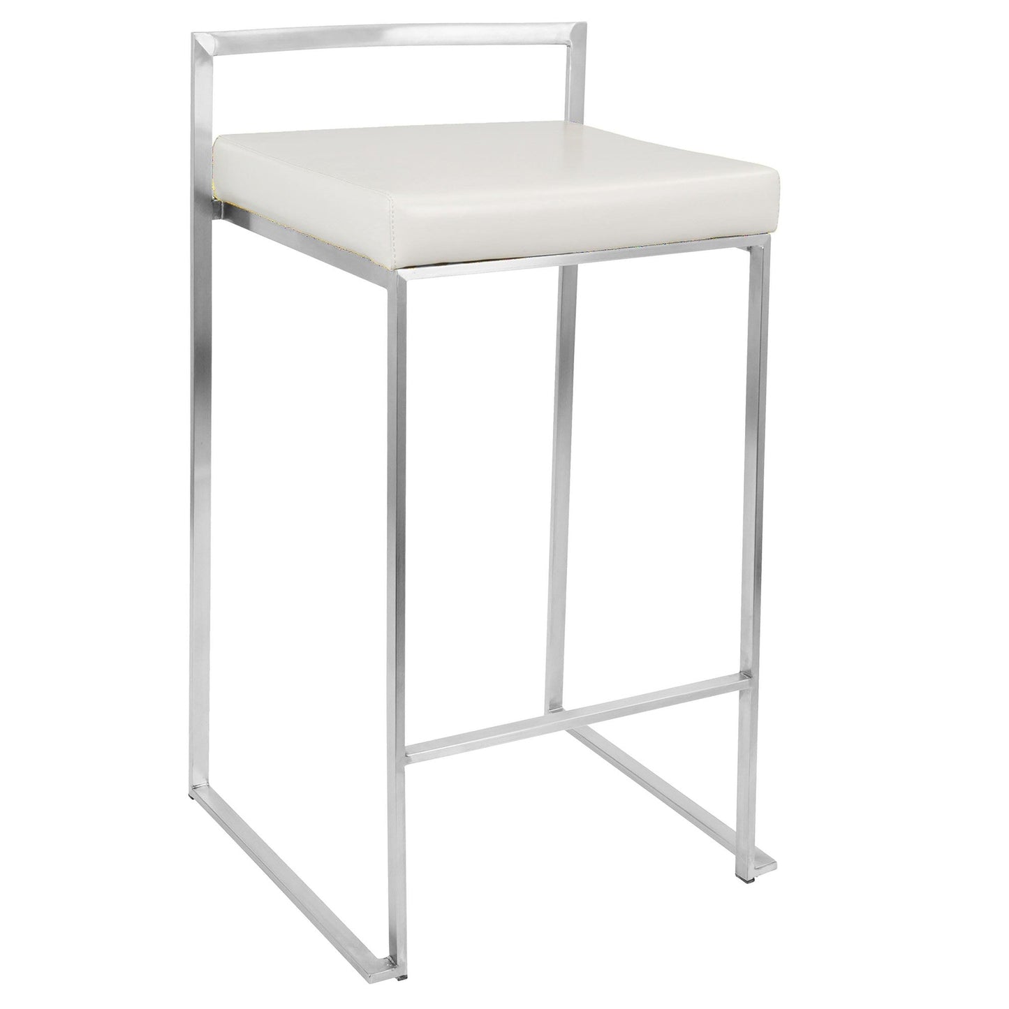 Majestic Office Furniture Stacker 26" Fixed-Height Counter Stool - Set Of 3