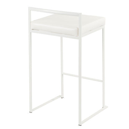 Majestic Office Furniture Stacker 26" Fixed-Height Counter Stool - Set Of 3