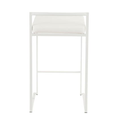 Majestic Office Furniture Stacker 26" Fixed-Height Counter Stool - Set Of 3