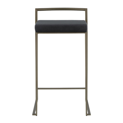 Majestic Office Furniture Stacker 26" Fixed-Height Counter Stool - Set Of 3