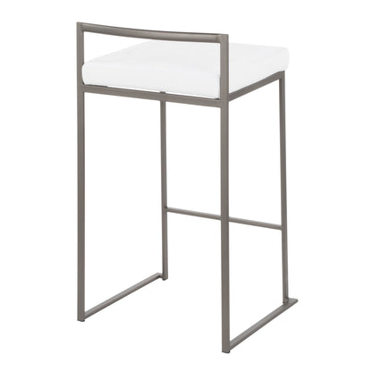 Majestic Office Furniture Stacker 26" Fixed-Height Counter Stool - Set Of 3