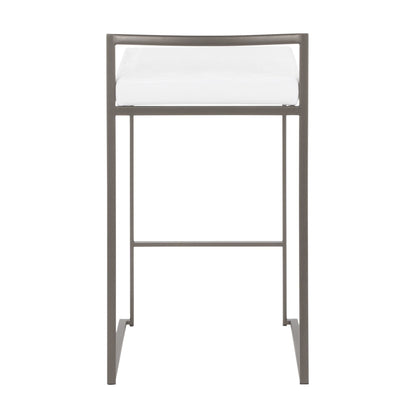 Majestic Office Furniture Stacker 26" Fixed-Height Counter Stool - Set Of 3