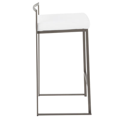 Majestic Office Furniture Stacker 26" Fixed-Height Counter Stool - Set Of 3