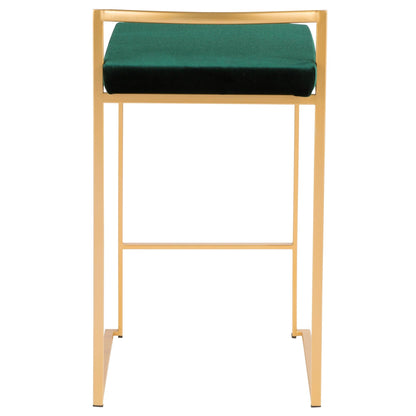 Majestic Office Furniture Stacker 26" Fixed-Height Counter Stool - Set Of 3