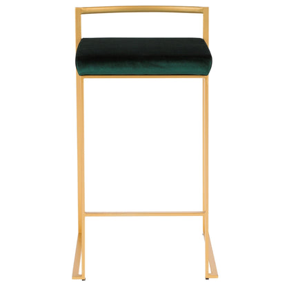Majestic Office Furniture Stacker 26" Fixed-Height Counter Stool - Set Of 3