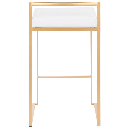 Majestic Office Furniture Stacker 26" Fixed-Height Counter Stool - Set Of 3