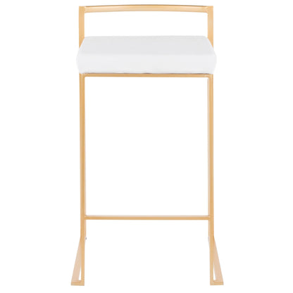 Majestic Office Furniture Stacker 26" Fixed-Height Counter Stool - Set Of 3