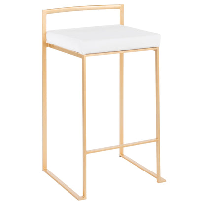 Majestic Office Furniture Stacker 26" Fixed-Height Counter Stool - Set Of 3