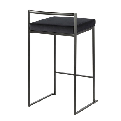 Majestic Office Furniture Stacker 26" Fixed-Height Counter Stool - Set Of 3