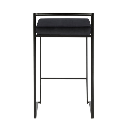 Majestic Office Furniture Stacker 26" Fixed-Height Counter Stool - Set Of 3