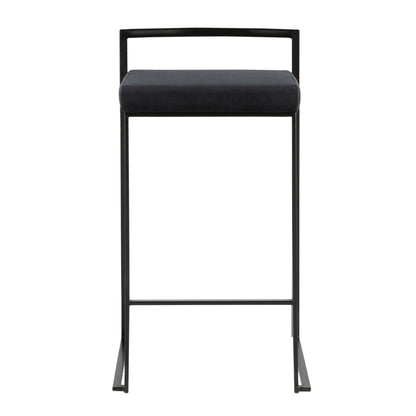 Majestic Office Furniture Stacker 26" Fixed-Height Counter Stool - Set Of 3