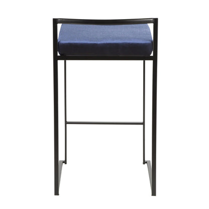 Majestic Office Furniture Stacker 26" Fixed-Height Counter Stool - Set Of 3
