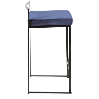 Majestic Office Furniture Stacker 26" Fixed-Height Counter Stool - Set Of 3