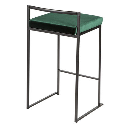 Majestic Office Furniture Stacker 26" Fixed-Height Counter Stool - Set Of 3