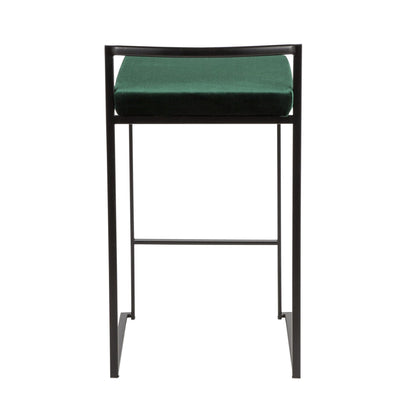 Majestic Office Furniture Stacker 26" Fixed-Height Counter Stool - Set Of 3