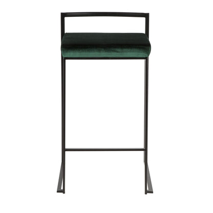 Majestic Office Furniture Stacker 26" Fixed-Height Counter Stool - Set Of 3