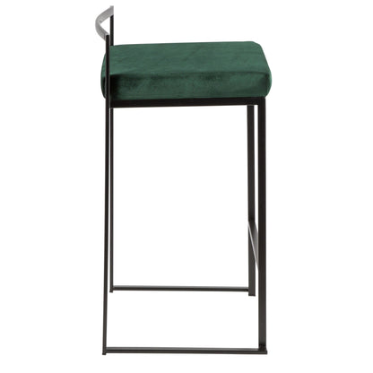 Majestic Office Furniture Stacker 26" Fixed-Height Counter Stool - Set Of 3