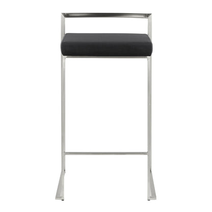 Majestic Office Furniture Stacker 26" Fixed-Height Counter Stool - Set Of 3