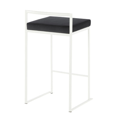 Majestic Office Furniture Stacker 26" Fixed-Height Counter Stool - Set Of 3