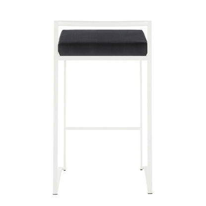 Majestic Office Furniture Stacker 26" Fixed-Height Counter Stool - Set Of 3