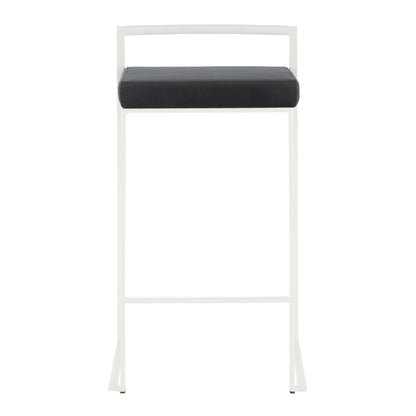 Majestic Office Furniture Stacker 26" Fixed-Height Counter Stool - Set Of 3