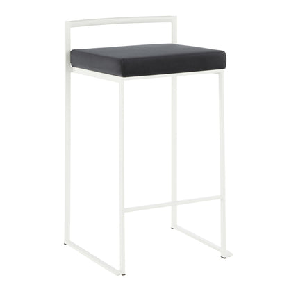 Majestic Office Furniture Stacker 26" Fixed-Height Counter Stool - Set Of 3
