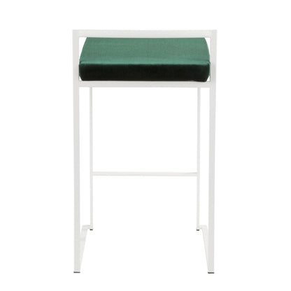 Majestic Office Furniture Stacker 26" Fixed-Height Counter Stool - Set Of 3