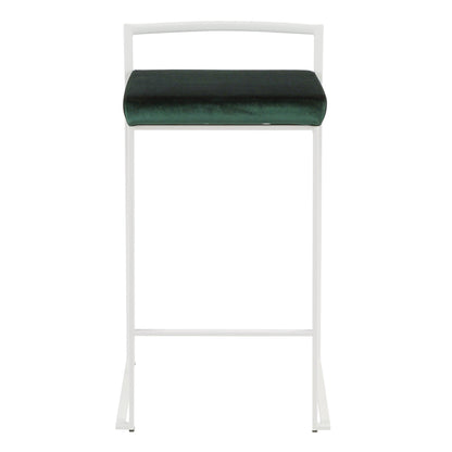 Majestic Office Furniture Stacker 26" Fixed-Height Counter Stool - Set Of 3