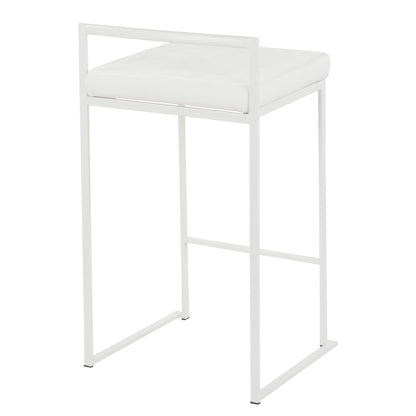 Majestic Office Furniture Stacker 26" Fixed-Height Counter Stool - Set Of 3