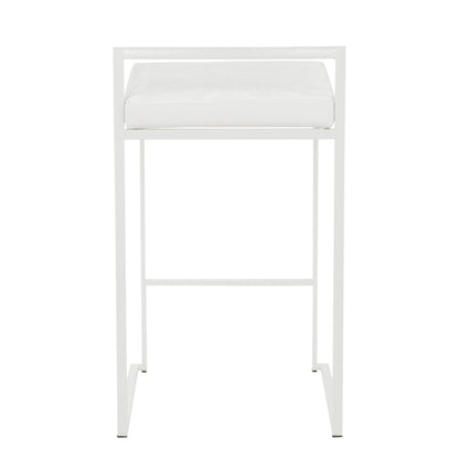Majestic Office Furniture Stacker 26" Fixed-Height Counter Stool - Set Of 3