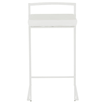 Majestic Office Furniture Stacker 26" Fixed-Height Counter Stool - Set Of 3