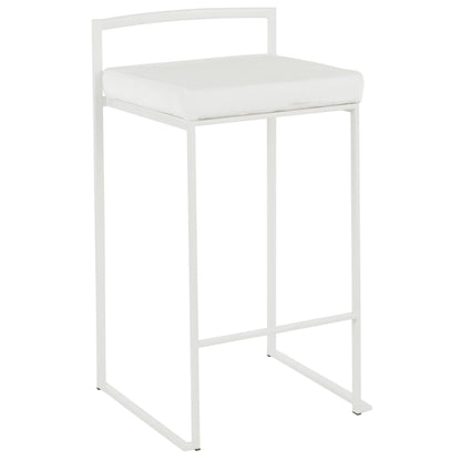 Majestic Office Furniture Stacker 26" Fixed-Height Counter Stool - Set Of 3