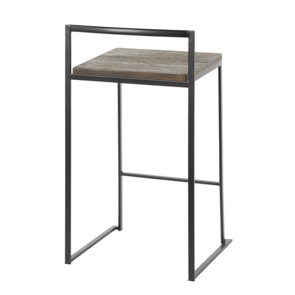 Majestic Office Furniture Stacker 26" Fixed-Height Counter Stool - Set Of 3