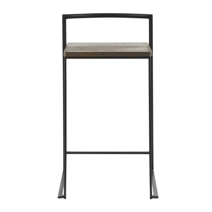 Majestic Office Furniture Stacker 26" Fixed-Height Counter Stool - Set Of 3