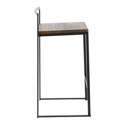 Majestic Office Furniture Stacker 26" Fixed-Height Counter Stool - Set Of 3