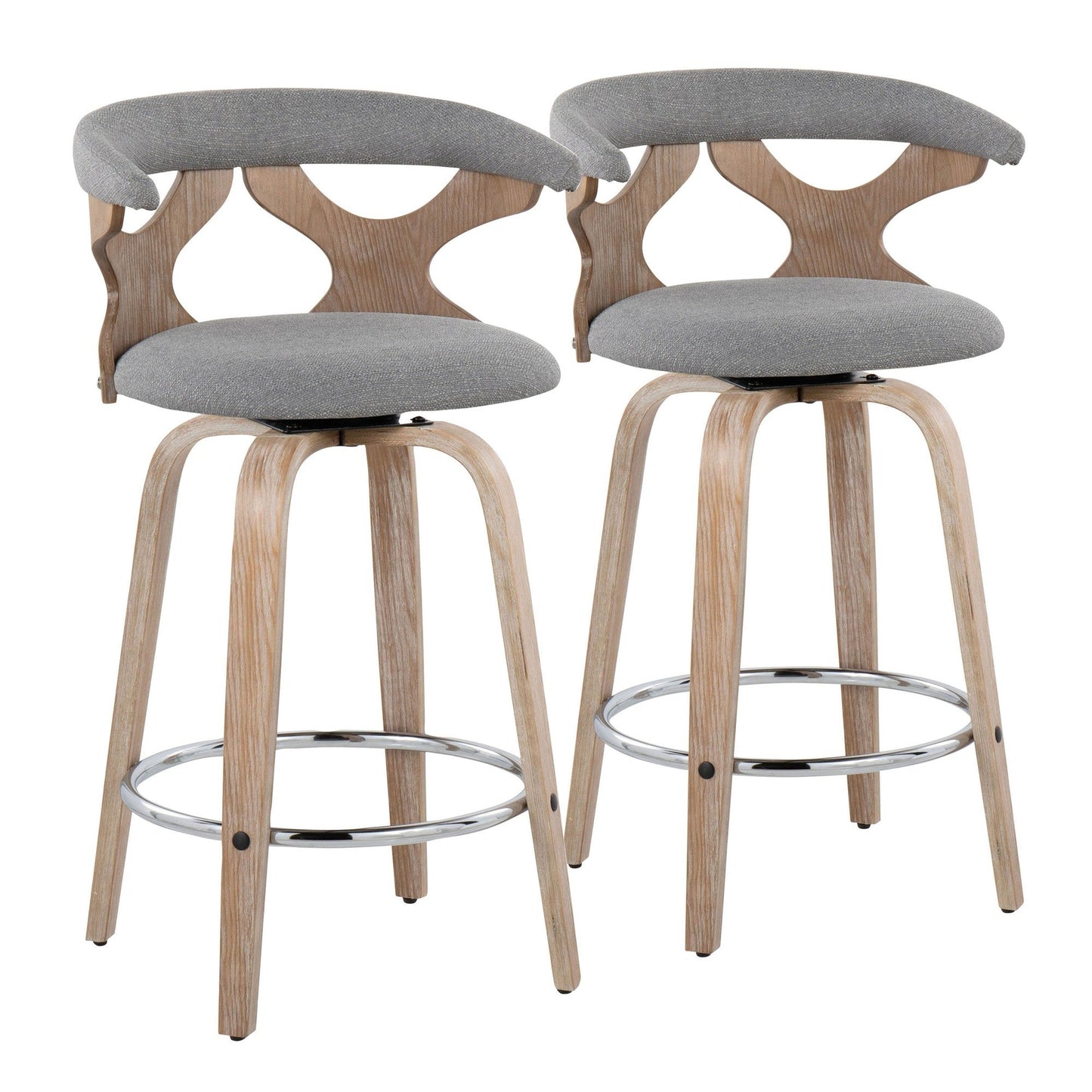 Majestic Office Furniture 26" Fixed-Height Counter Stool - Set of 2