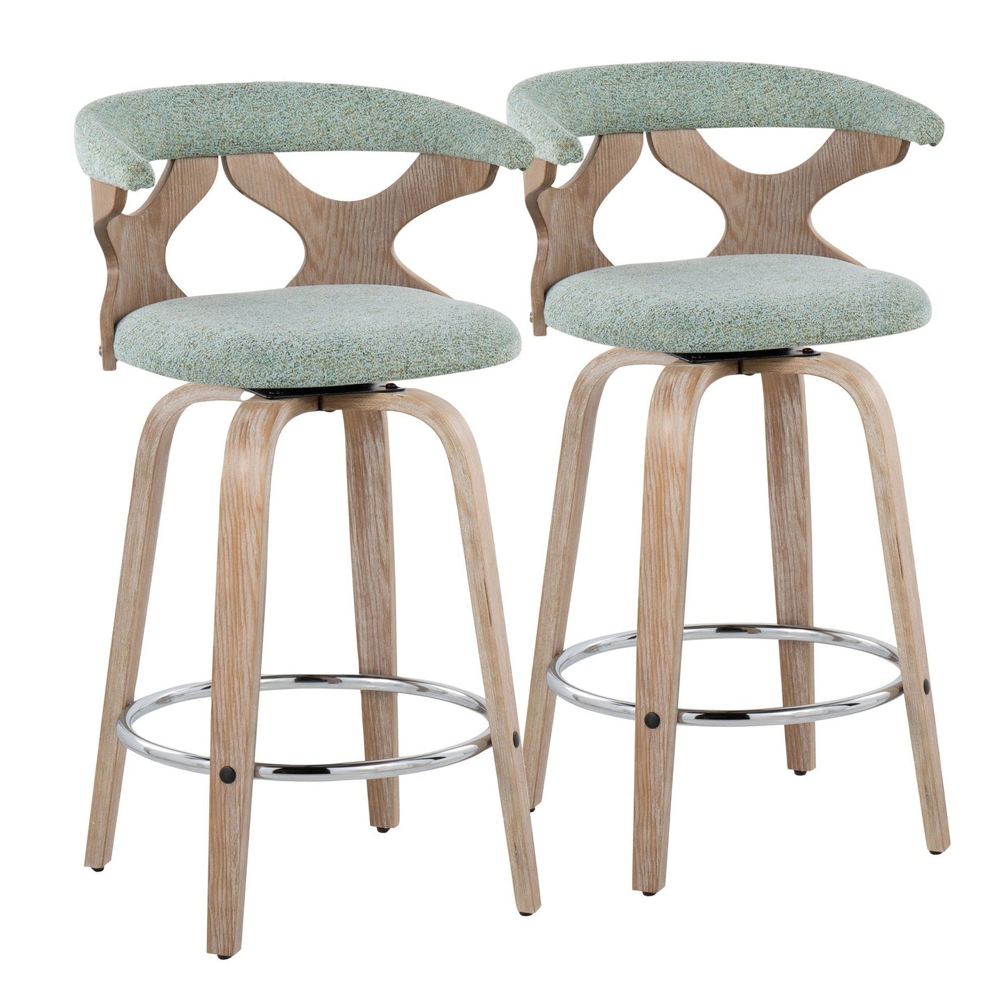 Majestic Office Furniture 26" Fixed-Height Counter Stool - Set of 2