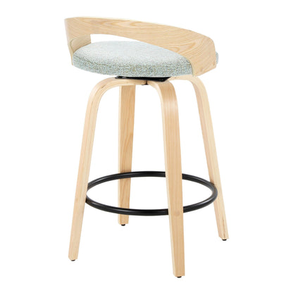 Majestic Office Furniture 26" Fixed-Height Counter Stool - Set of 2