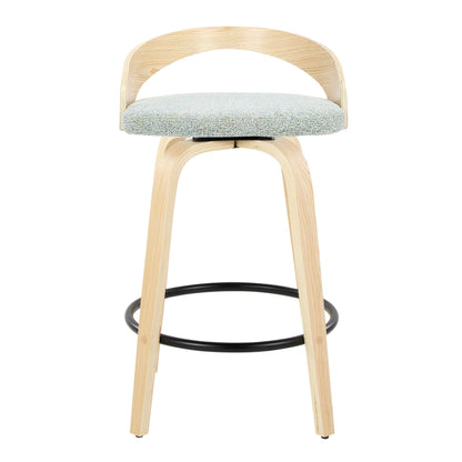 Majestic Office Furniture 26" Fixed-Height Counter Stool - Set of 2