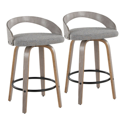 Majestic Office Furniture 26" Fixed-Height Counter Stool - Set of 2