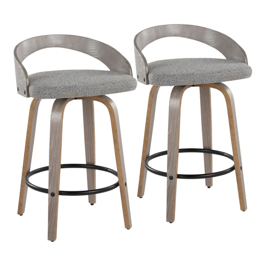 Majestic Office Furniture 26" Fixed-Height Counter Stool - Set of 2