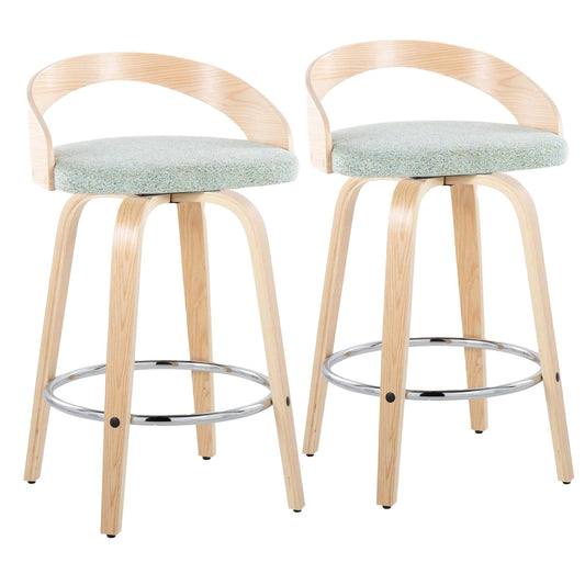 Majestic Office Furniture 26" Fixed-Height Counter Stool - Set of 2