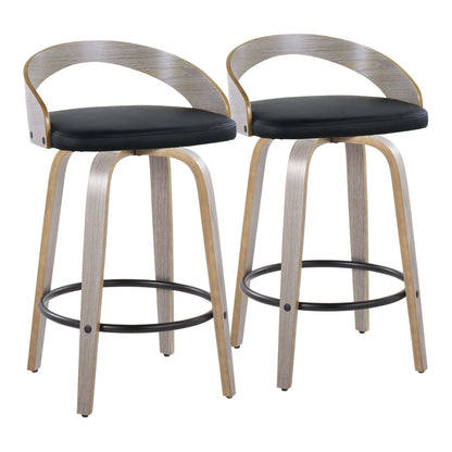 Majestic Office Furniture 26" Fixed-Height Counter Stool - Set of 2