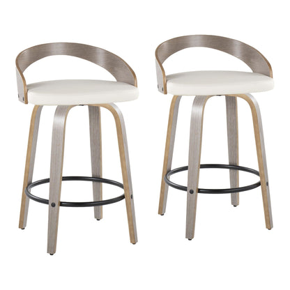 Majestic Office Furniture 26" Fixed-Height Counter Stool - Set of 2
