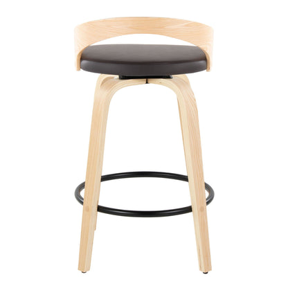 Majestic Office Furniture 26" Fixed-Height Counter Stool - Set of 2